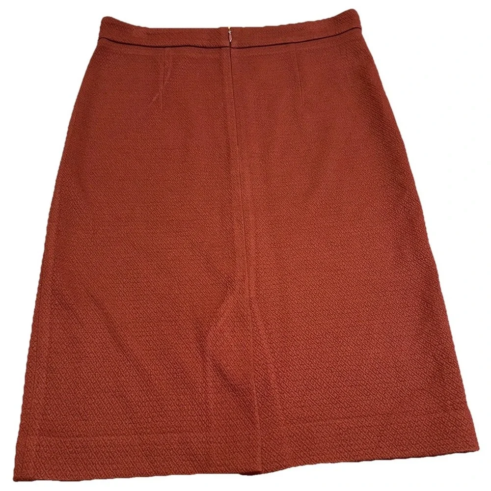 Ann Taylor 2-Piece Set Burnt Orange Peplum Tank (S) & Pencil Skirt‎ (6) Women's